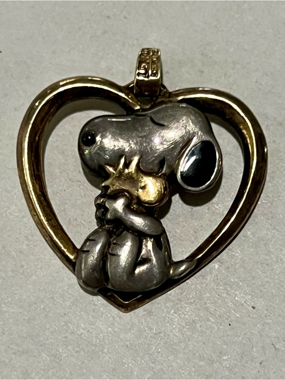 Vintage Lenox Sterling Silver Snoopy Pendant